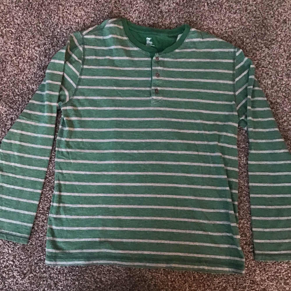 Gap Green Long Sleeve w/ Buttons (L)